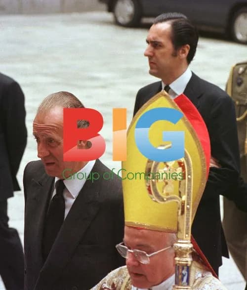 Spanish Royal family at Juan de Borbn funeral