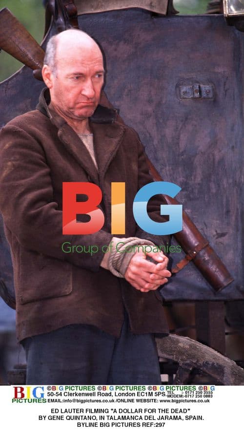 Ed Lauter filming "A Dollar for the Dead"