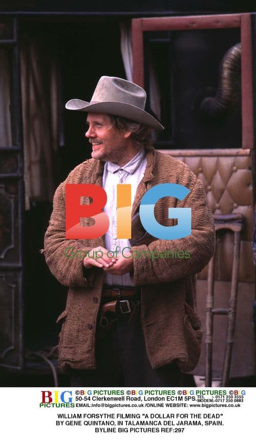 WILLIAM FORSYTHE FILMING "A DOLLAR FOR THE DEAD"