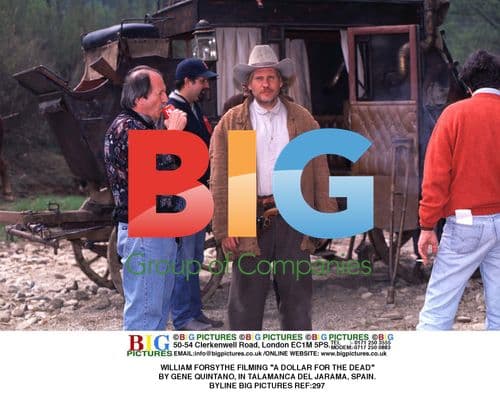 WILLIAM FORSYTHE FILMING "A DOLLAR FOR THE DEAD"