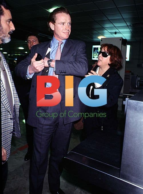 James Hewitt Leaving Madrid Airport