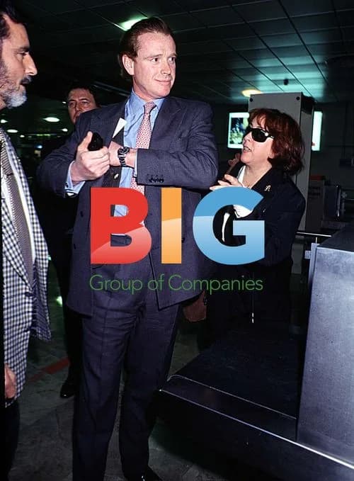 James Hewitt Leaving Madrid Airport