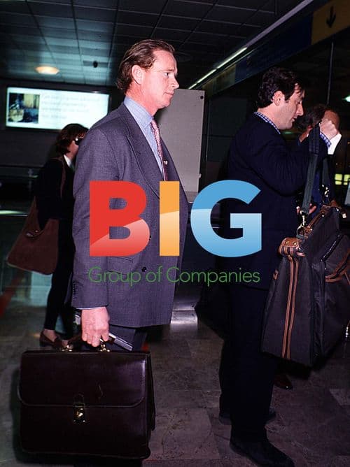 James Hewitt Leaves Madrid Airport