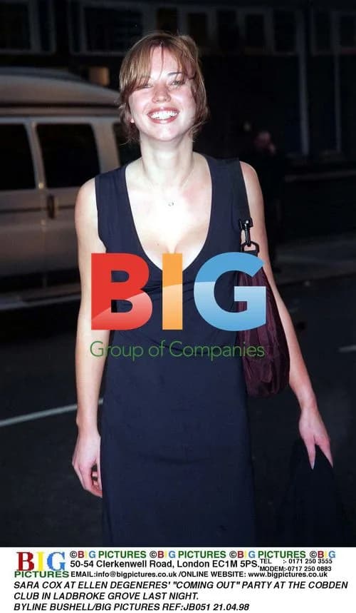 Sara Cox at Ellen DeGeneres' party