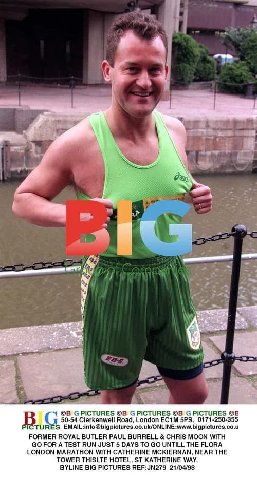 Paul Burrell & Chris Moon train for London Marathon