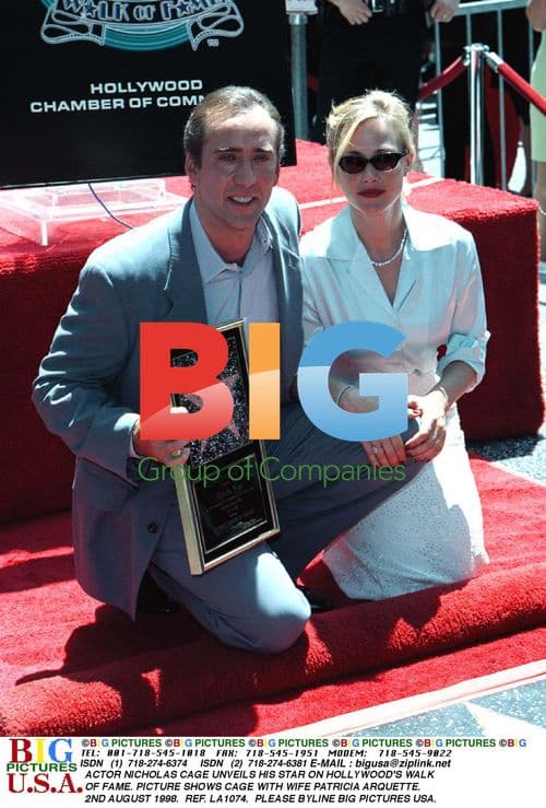 Nicholas Cage Unveils Walk of Fame Star