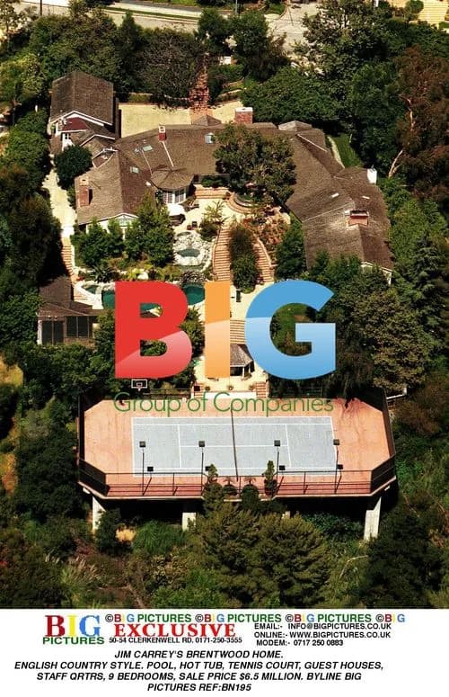 Jim Carrey's Brentwood Home