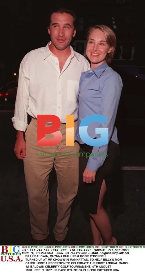 Billy Baldwin, Chynna Phillips & Rosie O'Donnell at Mr Chow's