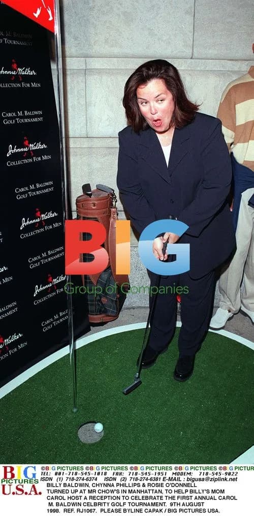 BALDWIN, PHILLIPS & O'DONNELL AT CELEBRITY GOLF RECEPTION