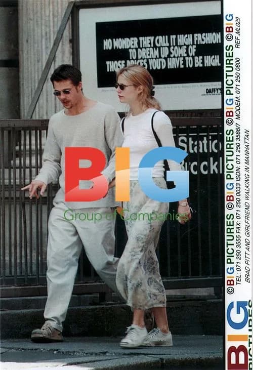 Brad Pitt and Gwyneth Paltrow in Manhattan