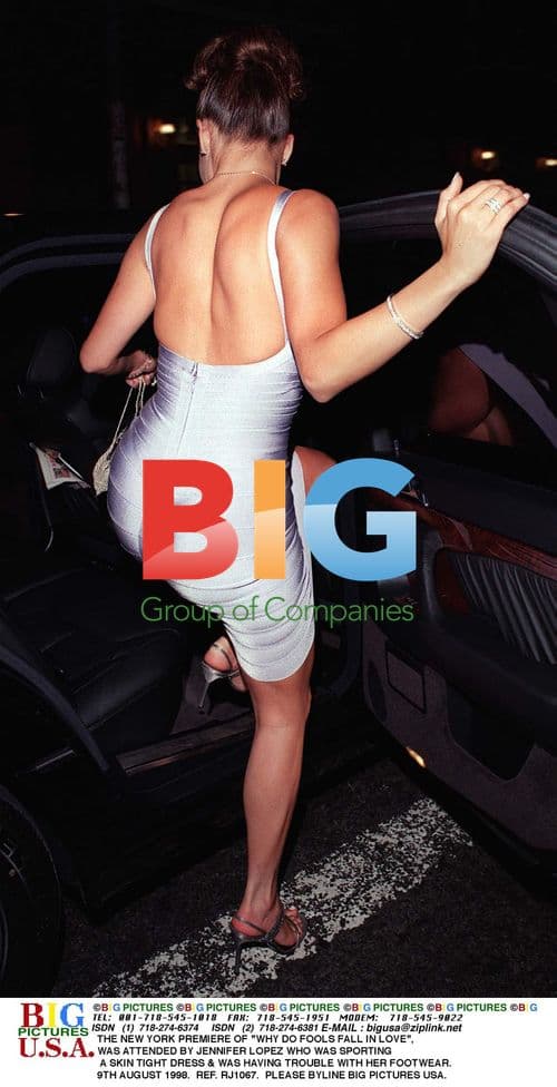 Jennifer Lopez at "Why Do Fools Fall in Love" premiere