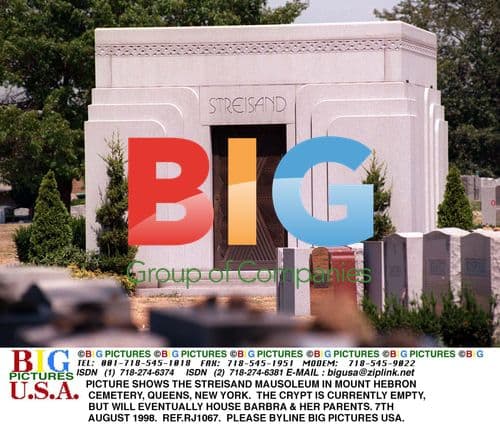 Streisand Mausoleum in Mount Hebron Cemetery