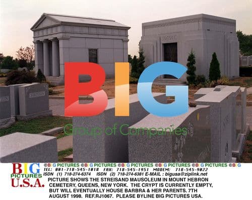 Streisand Mausoleum in Mount Hebron Cemetery