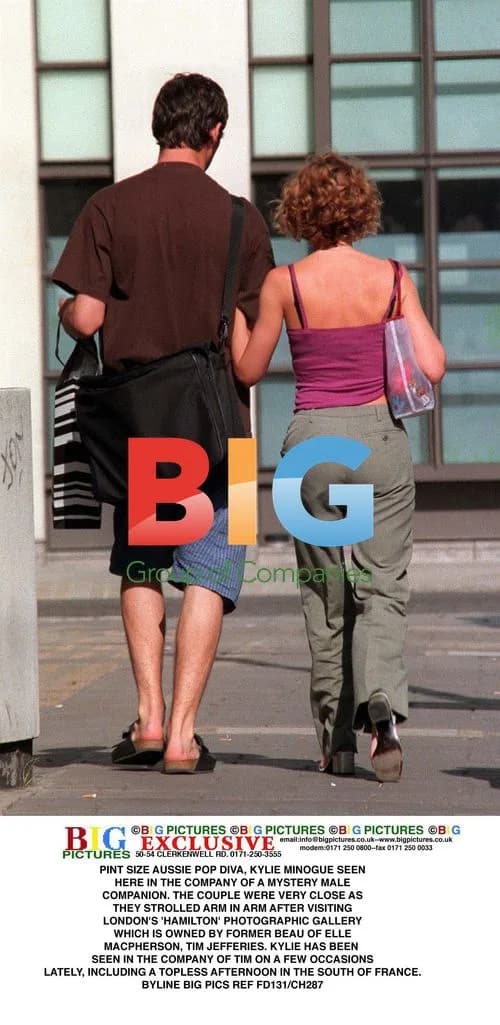 Kylie Minogue Spotted with Mystery Male Companion
