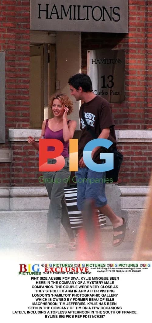 Kylie Minogue Spotted with Mystery Man