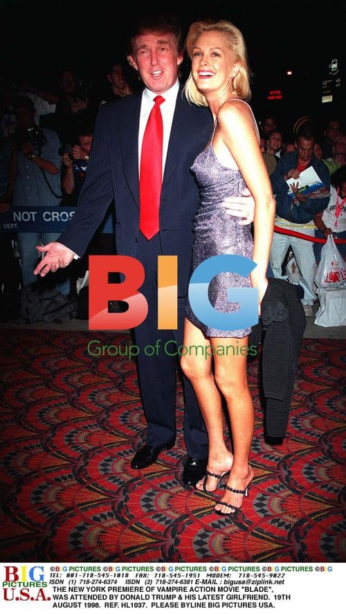 Donald Trump at Blade Premiere