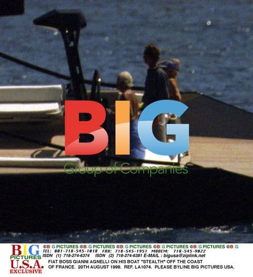 Gianni Agnelli on Yacht "Stealth"