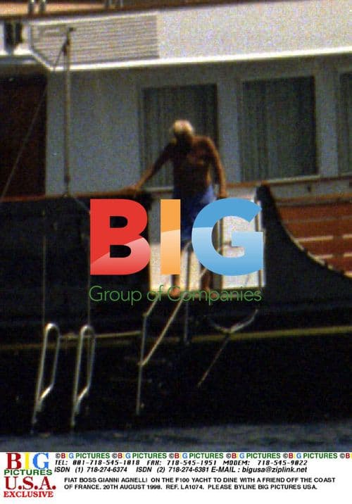 Fiat Boss Gianni Agnelli on Yacht