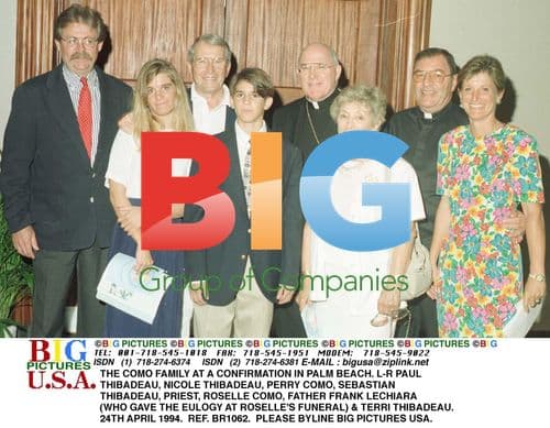 The Como Family at a Confirmation in Palm Beach