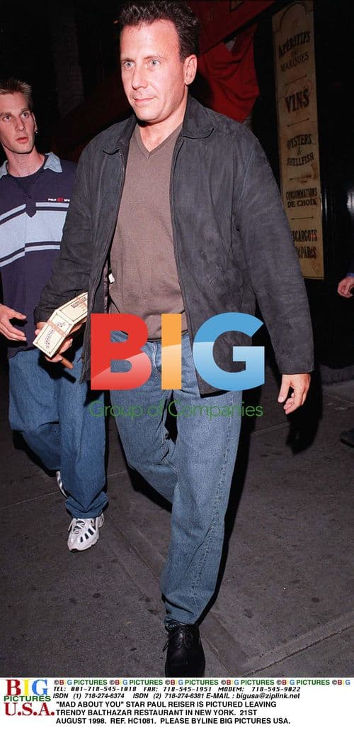 Paul Reiser leaving Balthazar restaurant