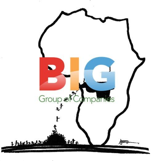 Cartoon Caricature of Congo War Departure