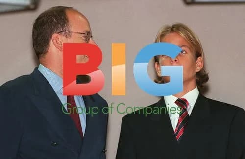 Prince Albert and Andrea at Super Cup in Monaco