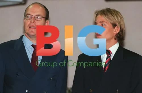 Prince Albert and Andrea at Super Cup in Monaco