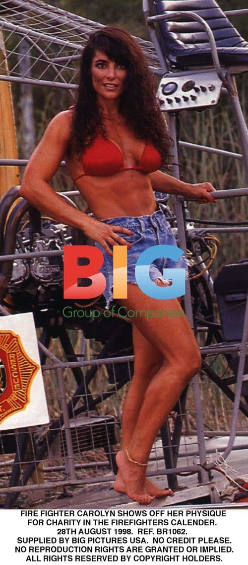 Fire Fighter Carolyn Charity Calendar