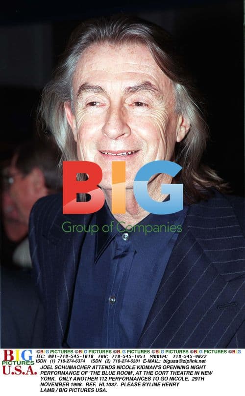 Joel Schumacher attends Nicole Kidman's 'The Blue Room' opening