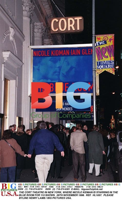 Nicole Kidman at The Cort Theatre, NY