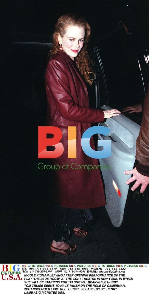 Nicole Kidman Leaves 'The Blue Room' Opening