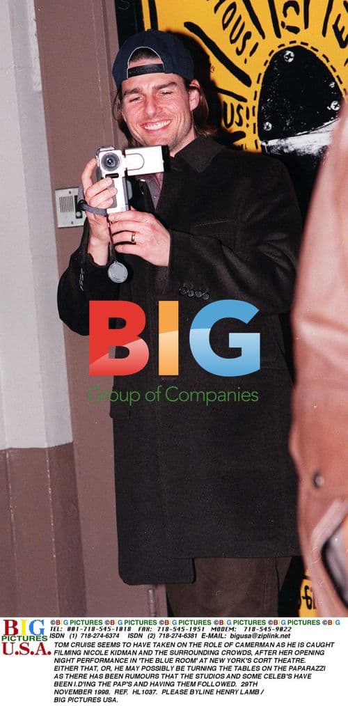 Tom Cruise Films Nicole Kidman in NYC