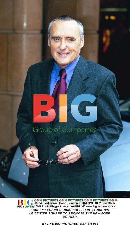 Dennis Hopper Promotes Ford Cougar in London