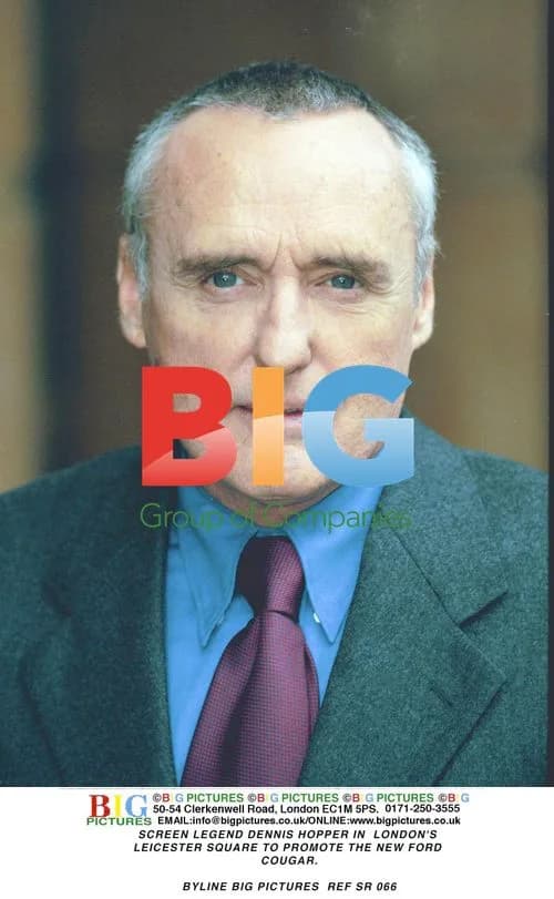 Dennis Hopper Promoting Ford Cougar in London