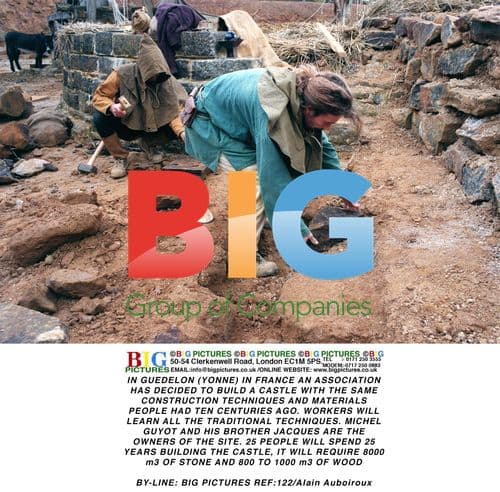 Building Medieval Castle in Guedelon, France