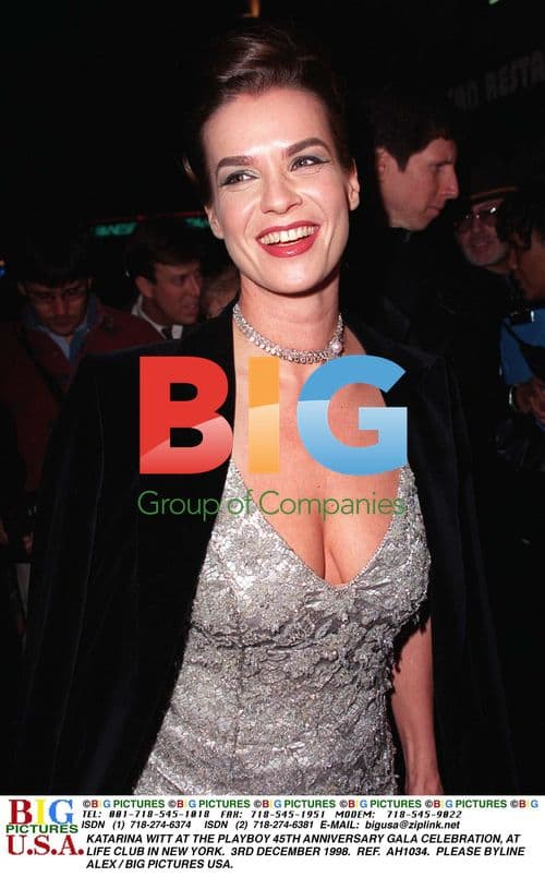 KATARINA WITT AT PLAYBOY 45TH GALA