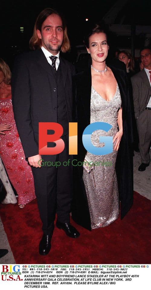 Katarina Witt and Boyfriend at Playboy Gala