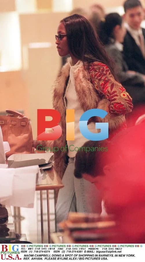 Naomi Campbell Shopping at Barneys