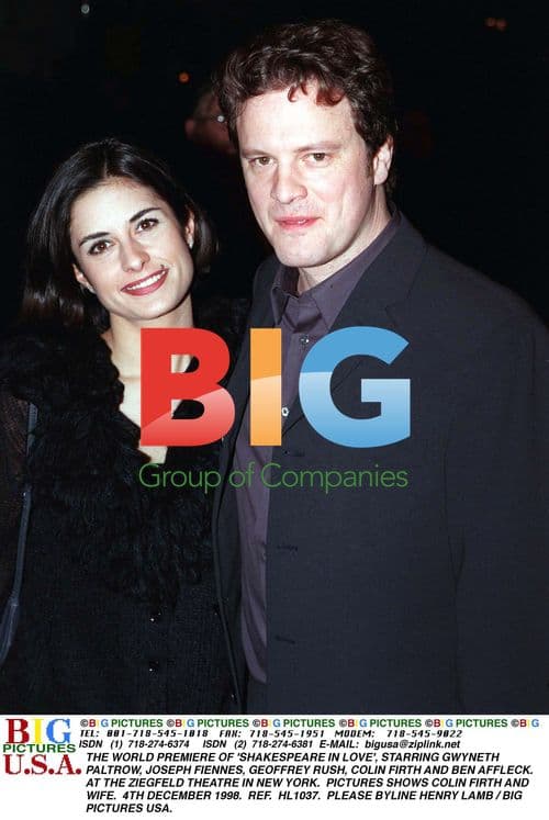 THE WORLD PREMIERE OF 'SHAKESPEARE IN LOVE'