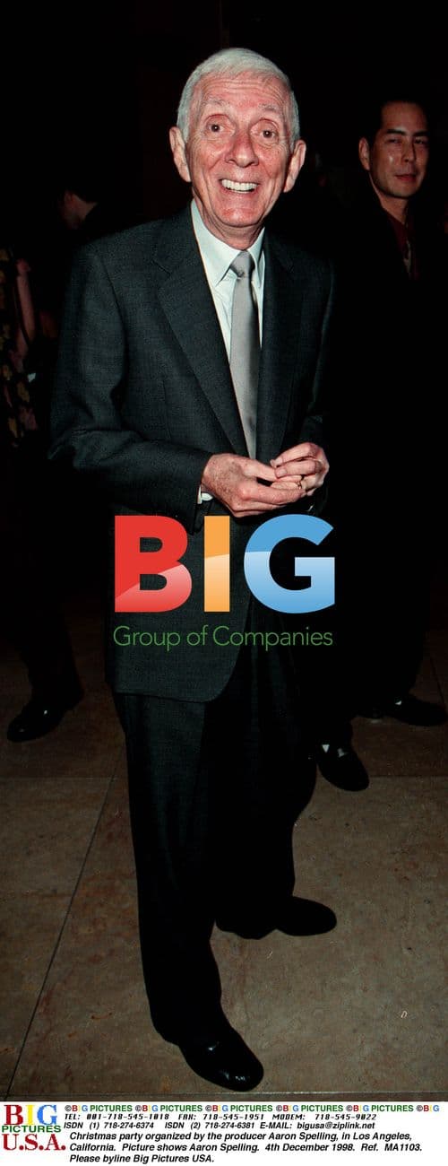 Aaron Spelling hosts Christmas party in LA