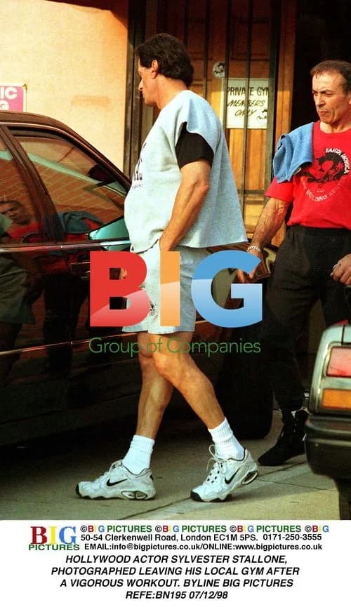 Sylvester Stallone Leaving Gym After Workout