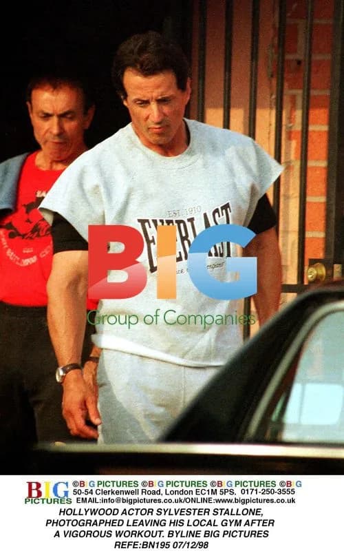 Sylvester Stallone Leaves Gym After Workout