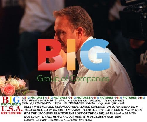 Kelly Preston and Kevin Costner film 'For the Love of the Game'