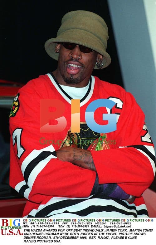 Dennis Rodman at Mazda Awards