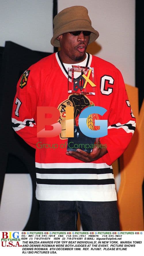 Dennis Rodman at Mazda Awards in NY