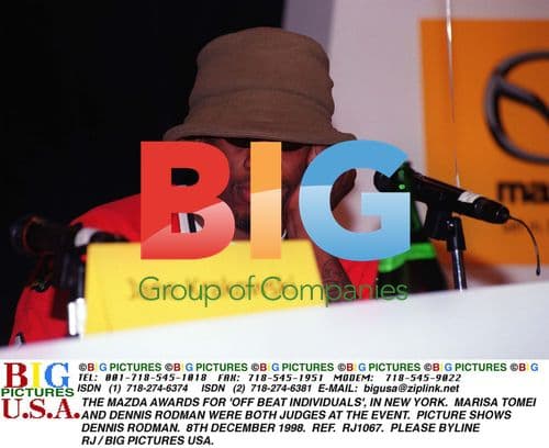 Dennis Rodman at Mazda 'Off Beat' Awards