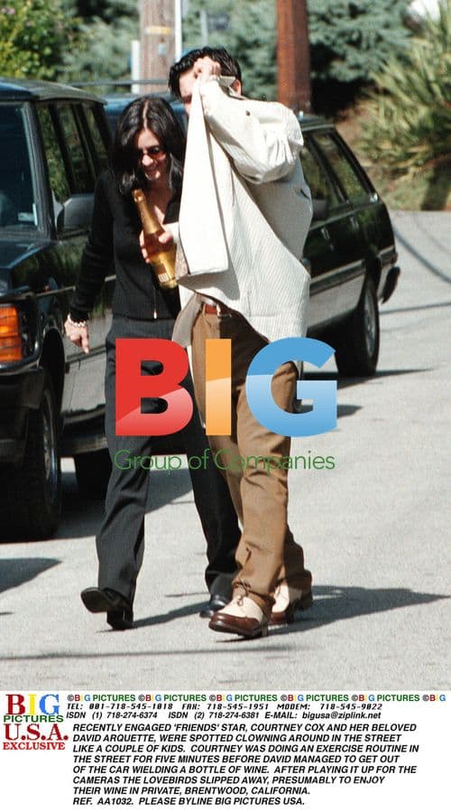 Courtney Cox and David Arquette Clown Around