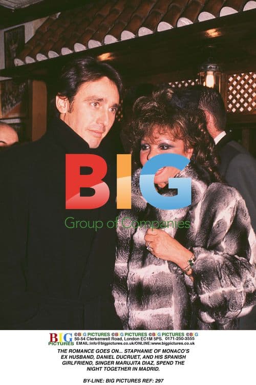 Stephanie of Monaco's ex-husband with girlfriend in Madrid