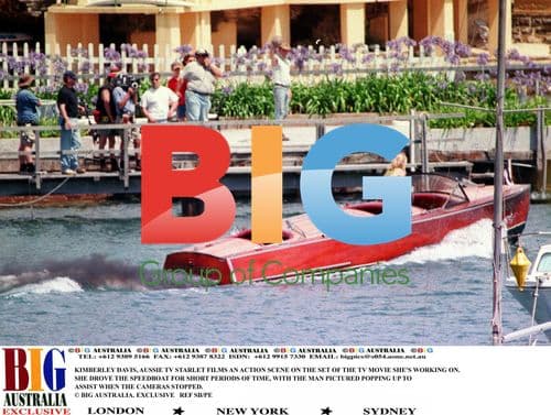 Kimberley Davis on TV Movie Set