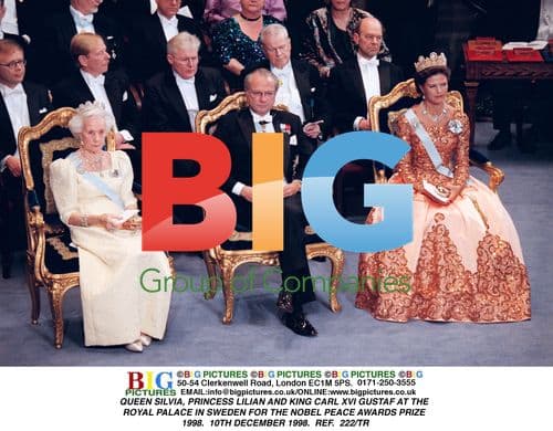 King and Queen of Sweden at Nobel Peace Prize